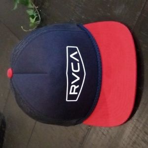 Brand New Red and Blue RVCA Trucker Cap.